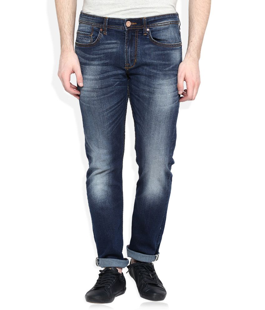 Being Human Blue Slim Fit Jeans - Buy Being Human Blue Slim Fit Jeans ...