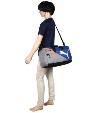 puma multicolour polyester gym bag