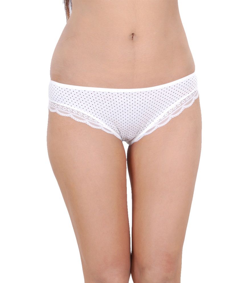 Panties White Cotton 48