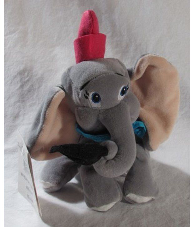 ty large 15 inch disney dumbo beanie with sound