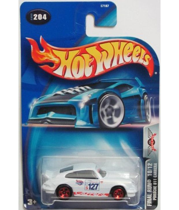 Hot Wheels 2003 Final Run Porsche 911 Carrera 10/12 White #204 1:64 ...