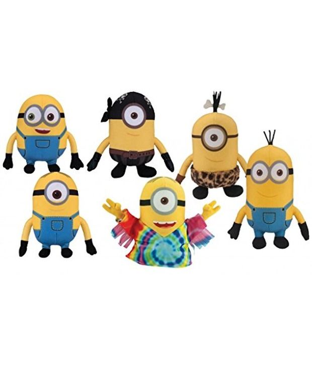 Minions Small S Plush Collection - 6 Pcs Set - Buy Minions Small S ...