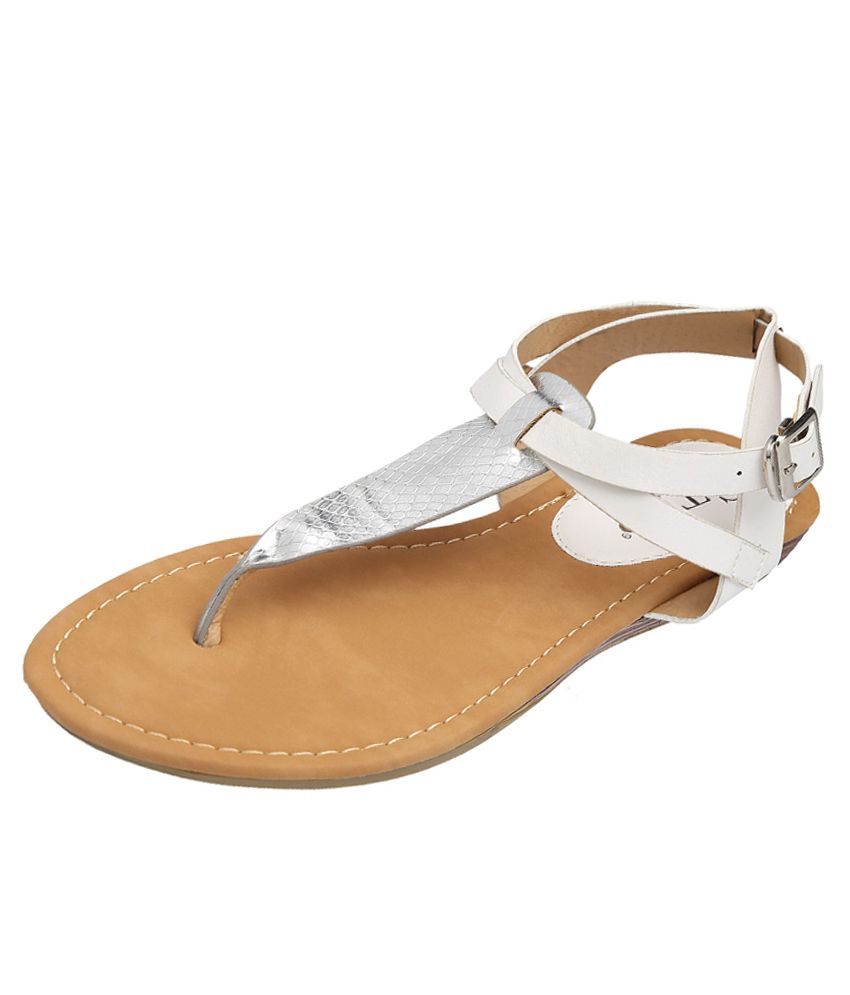 STOP by Shoppers Stop Silver Flats Price in India- Buy STOP by Shoppers ...