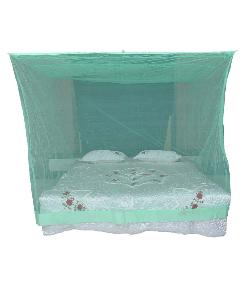     			Riddhi Green Polyester Double Mosquito Net