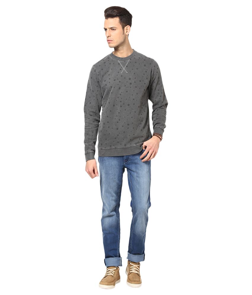 jack and jones grey sweatshirt