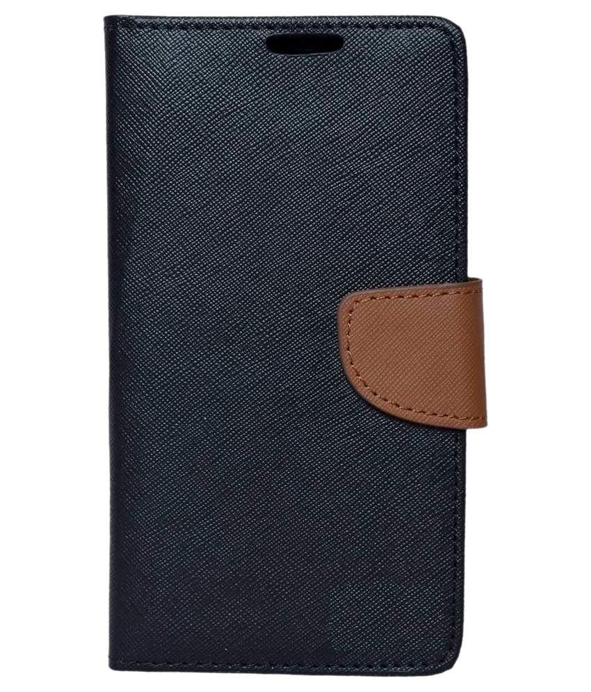 ACASE Flip Cover For Micromax Canvas Knight 2 E471 Black Flip