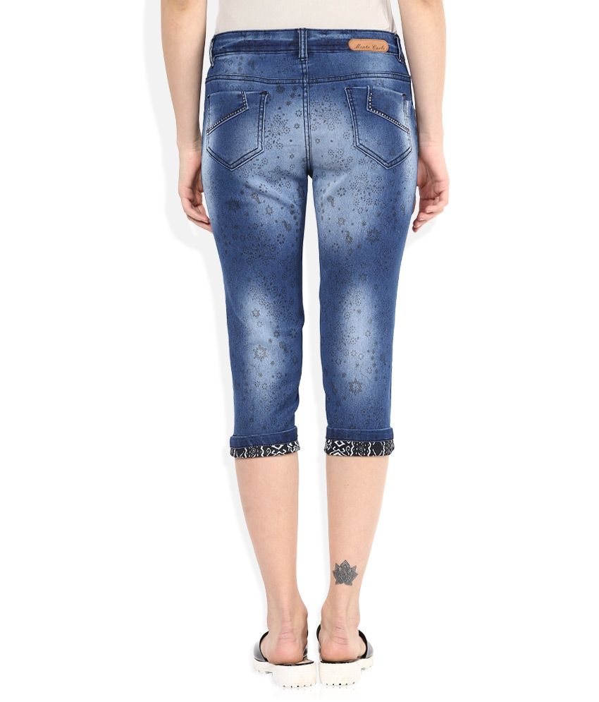 Buy Monte Carlo Blue Capris Online at Best Prices in India - Snapdeal