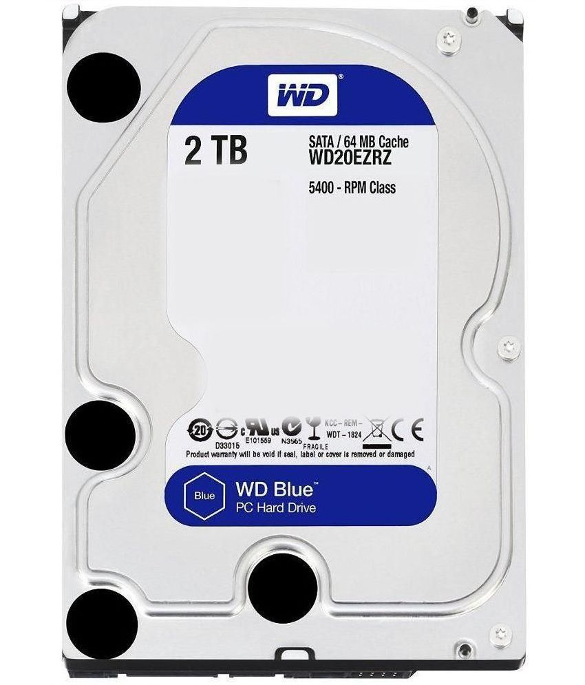     			Western Digital Blue WD20EZRZ 2TB Internal Hard Drive