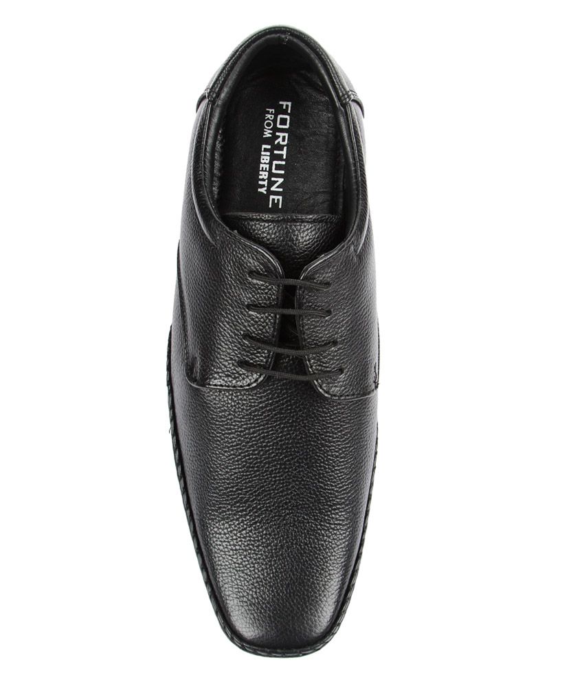 liberty fortune black formal shoes