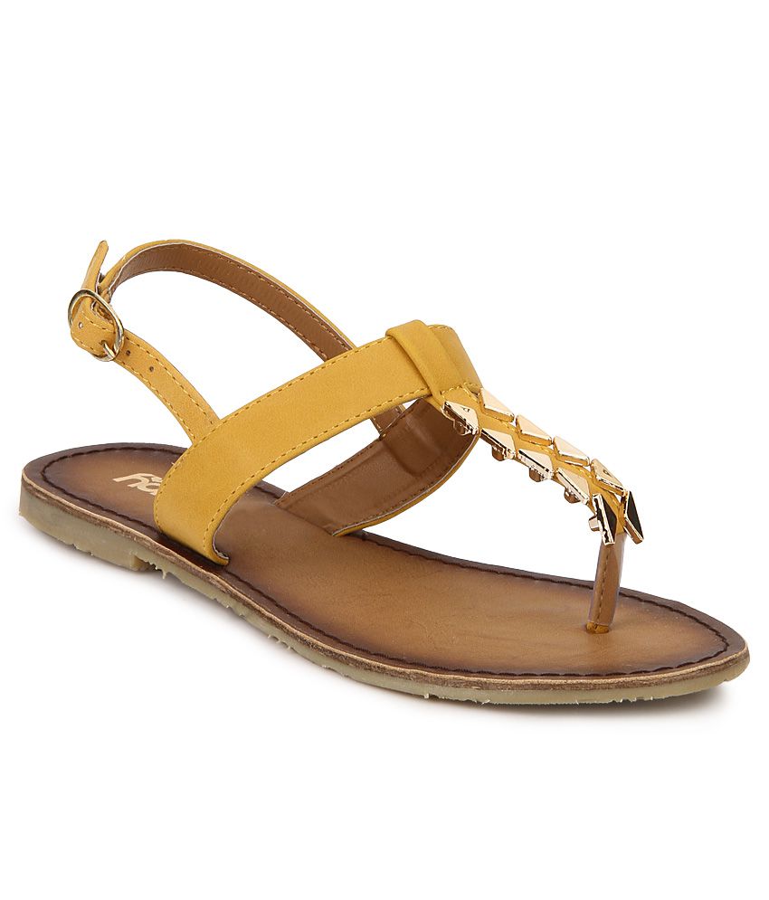 Honey By Pantaloons Tan Flat Sandals Price in India- Buy Honey By ...
