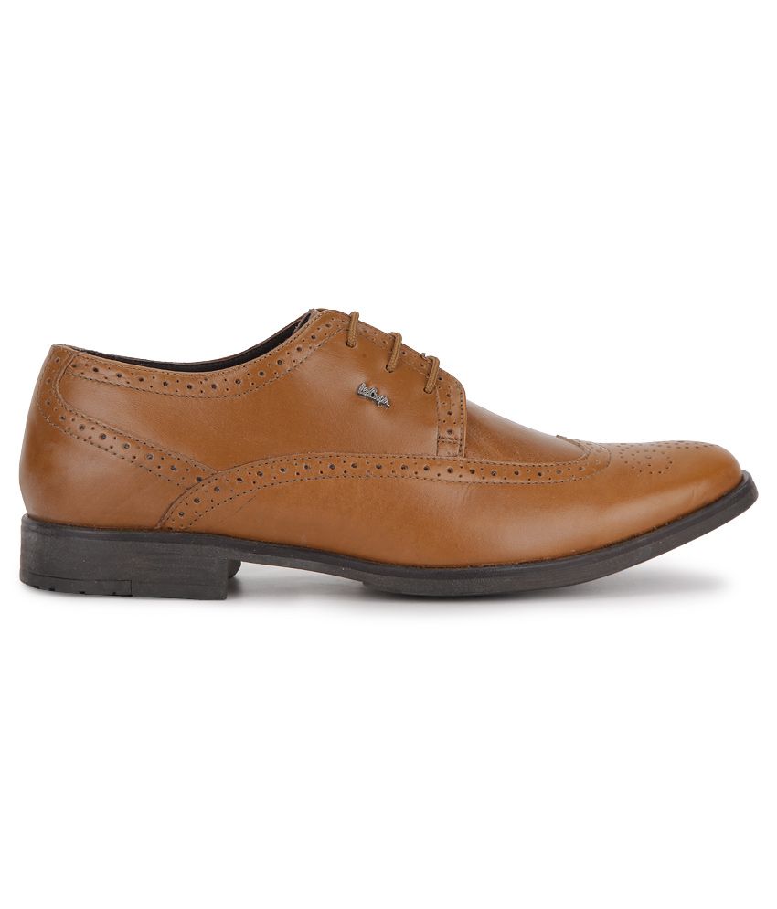 allen cooper tan formal shoes