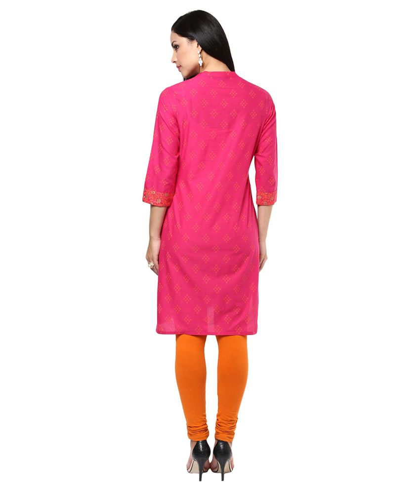 RANGMANCH by Pantaloons Red Cotton Kurti Buy RANGMANCH by Pantaloons