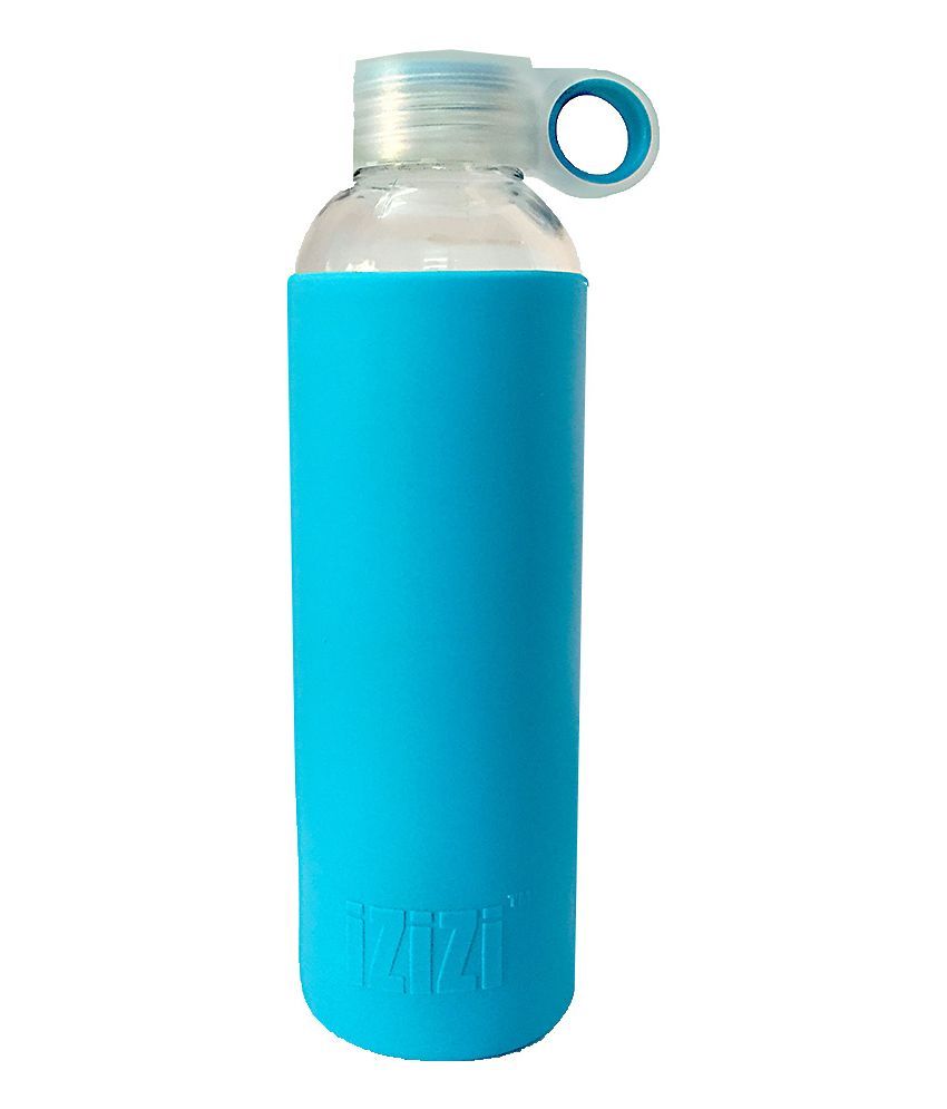 Download Izizi Blue Glass 500 ml Water Bottle: Buy Online at Best ... Yellowimages Mockups