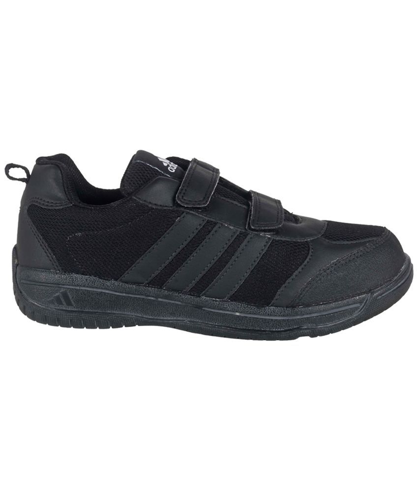 adidas black velcro school shoes online
