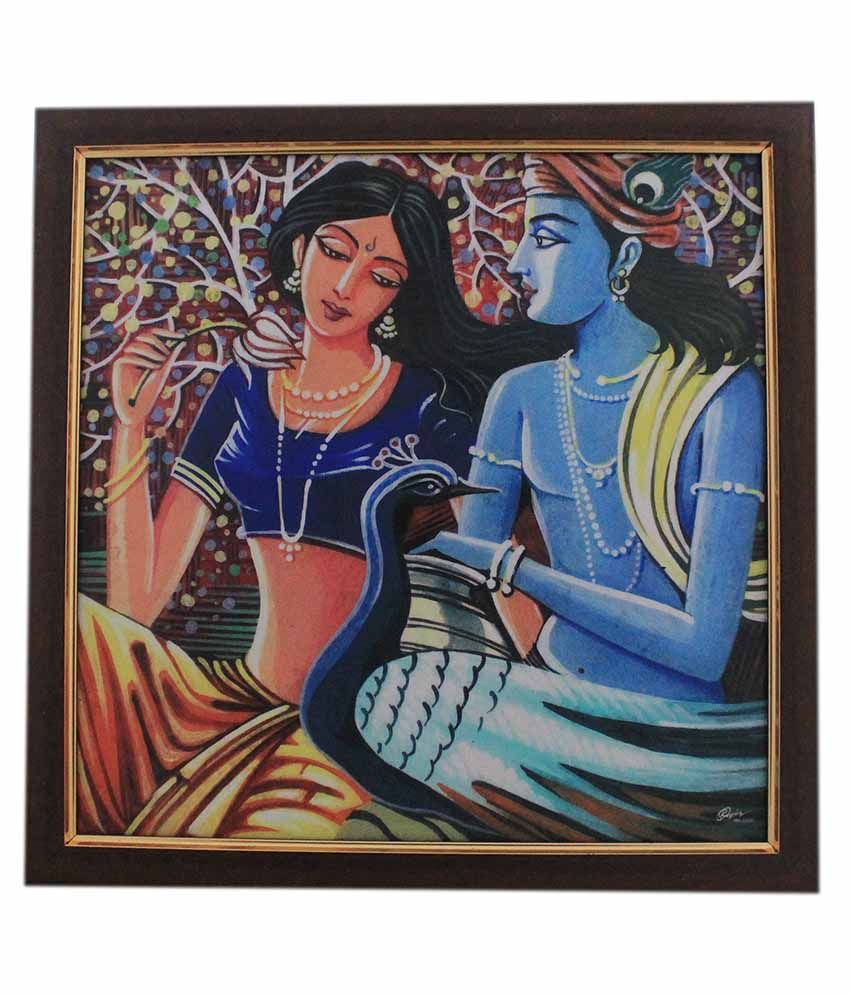 Tootpado Radha Krishna Wall Hanging Photo Frame Buy Tootpado Radha