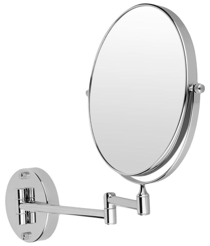 Buy Radium Stainless Steel Mirror With Swivel Arm 8 Inch Online at