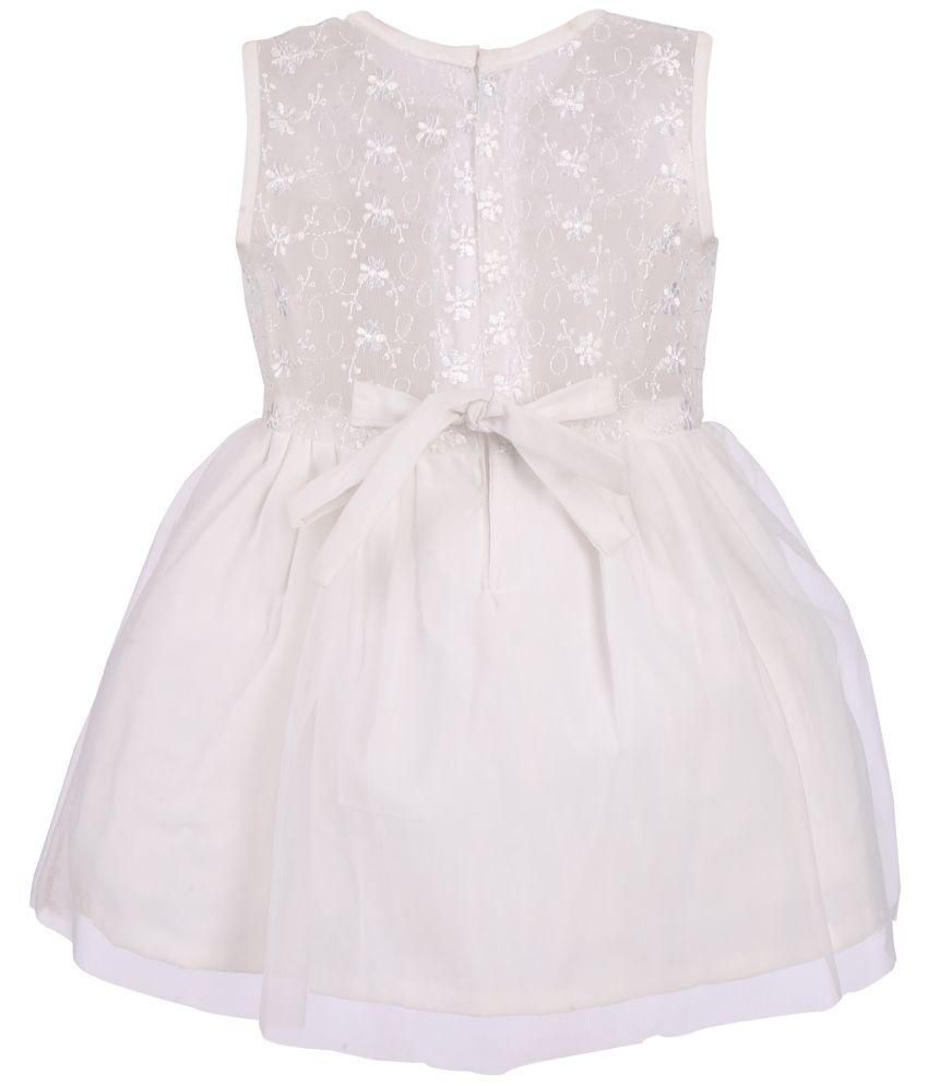short frock white colour