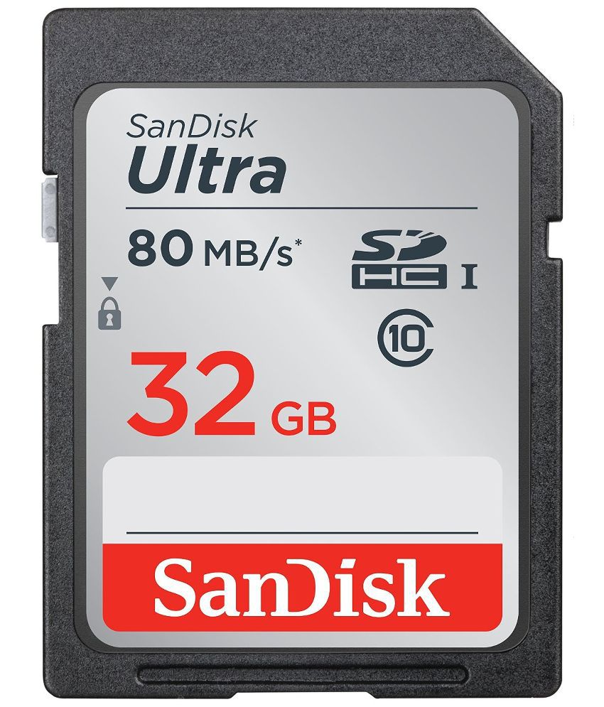     			SanDisk Ultra 32GB Class 10 SDHC Memory Card Read Speed Up to 80MB/s