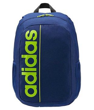 Adidas Blue Polyester School Bag: Buy 