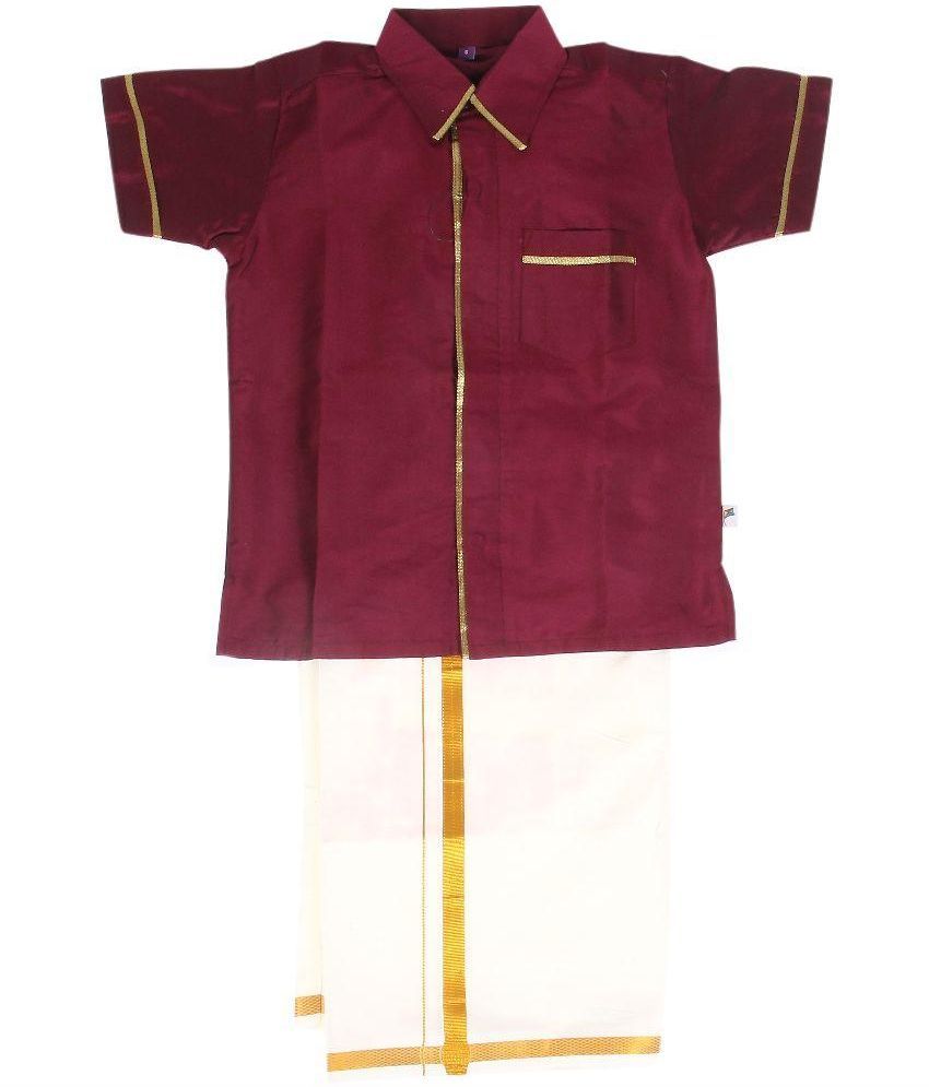 shirt and dhoti combinations