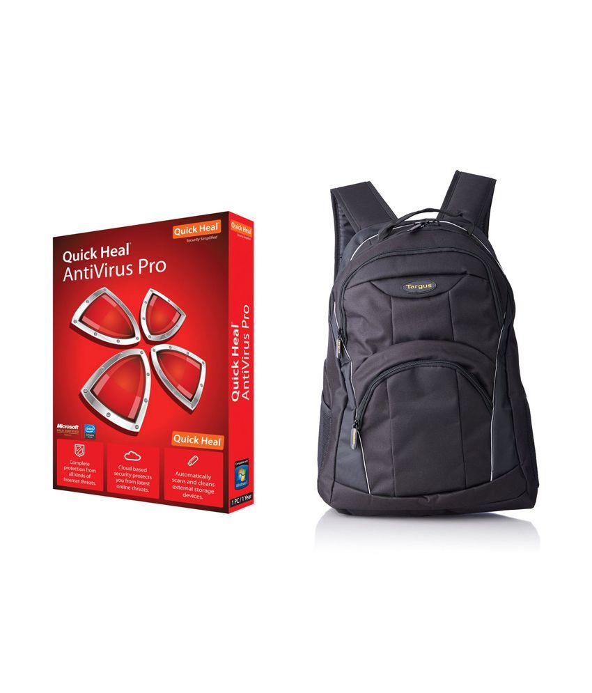 Quick Heal Antivirus pro Latest 3PC 1YR with Targus TSB194US ...