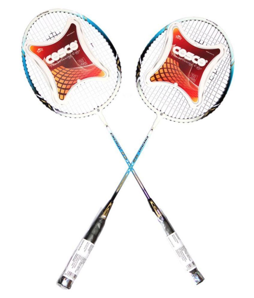 Cosco Multicolour Aluminium Badminton Racket: Buy Online at Best Price ...