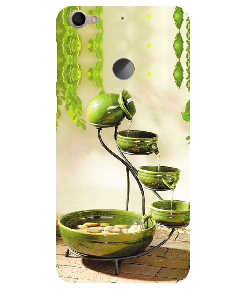 Dot Print Printed Back Cover For Letv Le 1S Green Printed Back