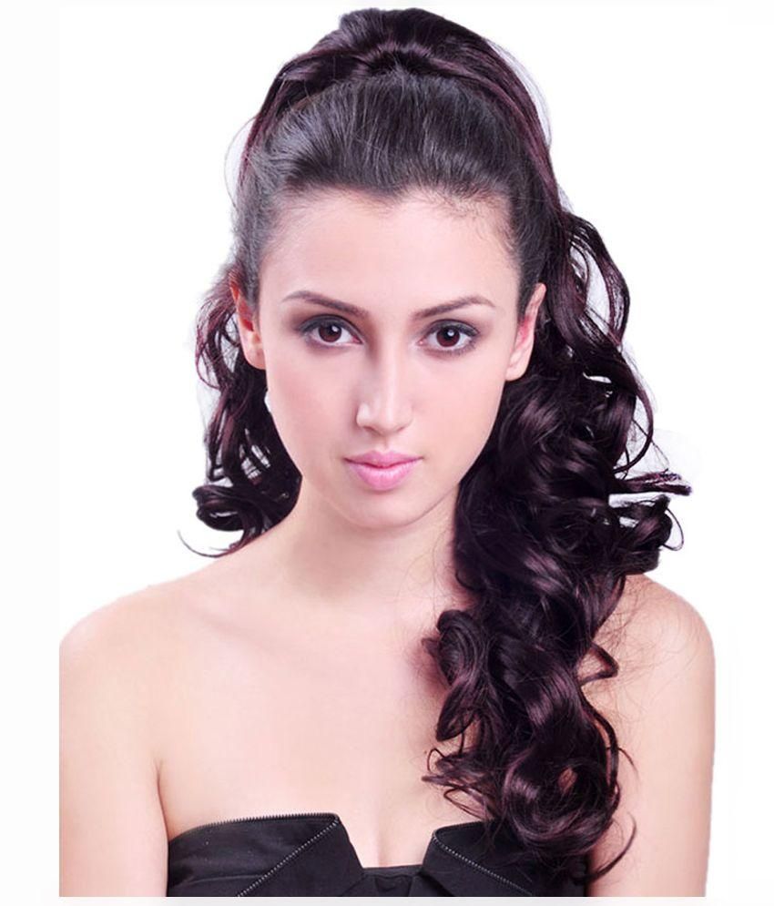 EasyLiving Brands 30 Second Style Curly Hair Extension (Brown)