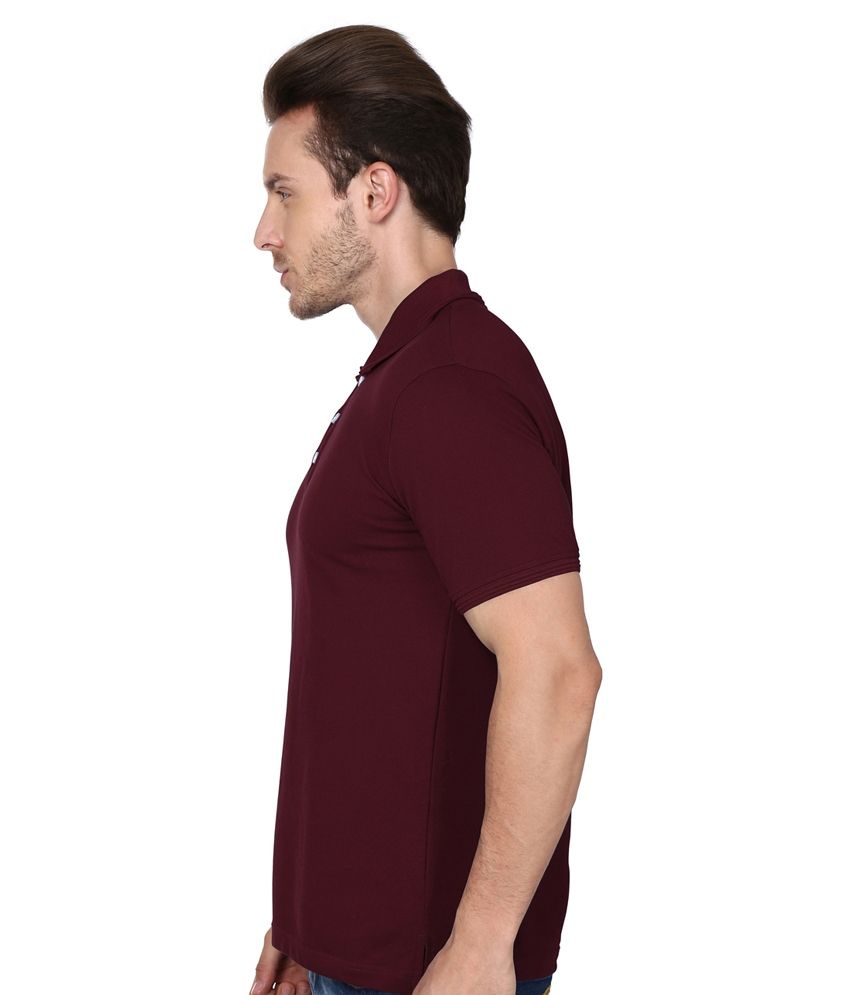 maroon polo shirt school