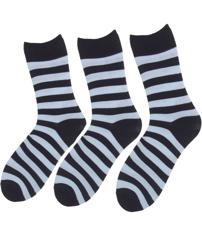 Ellis Black Cotton Ankle Length Socks (Pack of 3): Buy Online at Low ...