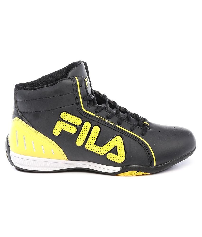 fila black basketball shoes