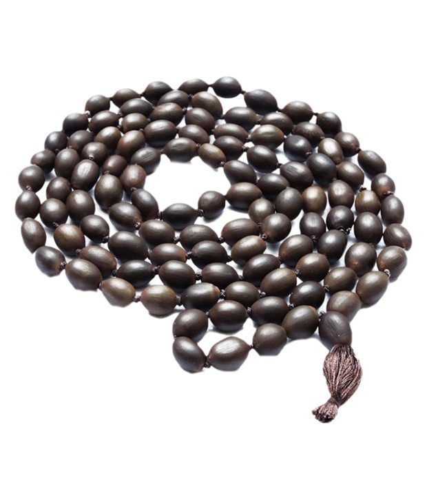     			Haridwar Astro Black Wood Original Kamal Gatta Mala  - 108+1 Beads.