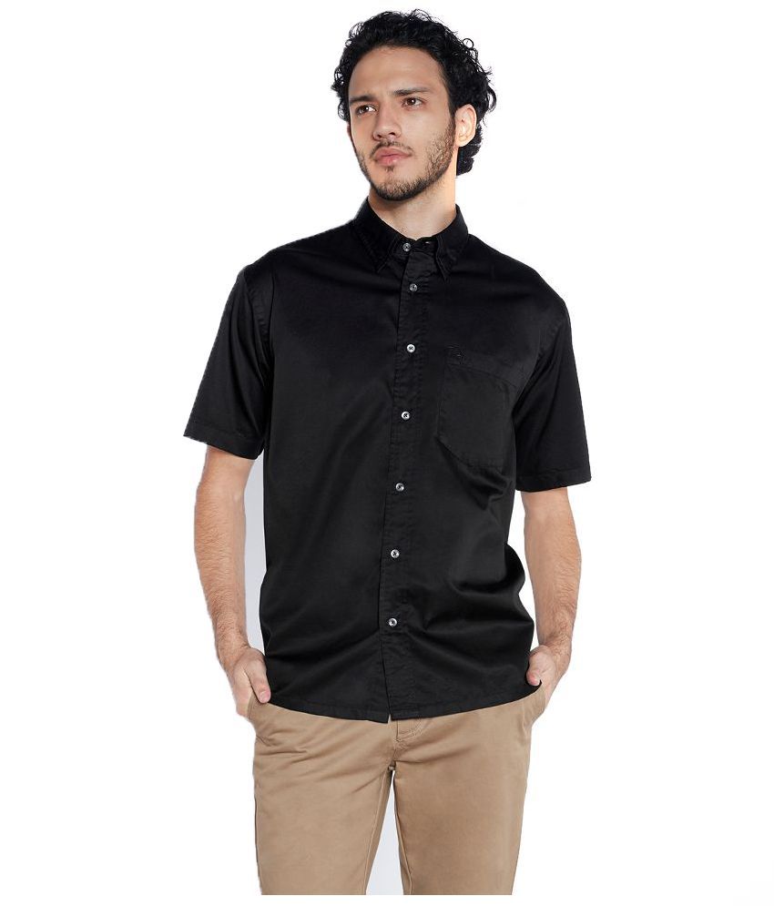 Colorplus Black Formal Regular Fit Shirt - Buy Colorplus Black Formal ...