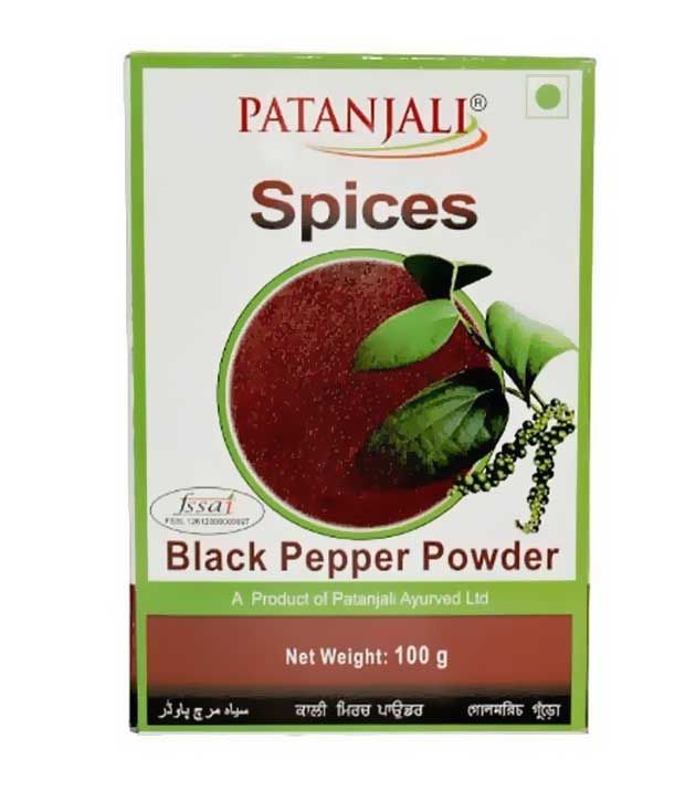 Patanjali Black Pepper Powder (100 g) Buy Patanjali Black Pepper