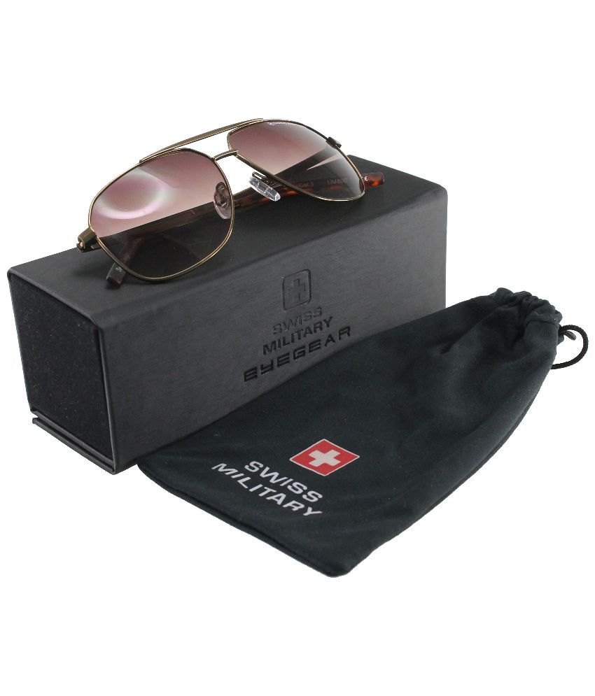 Swiss Military Brown Pilot Sunglasses Sum58 Buy Swiss Military Brown Pilot Sunglasses