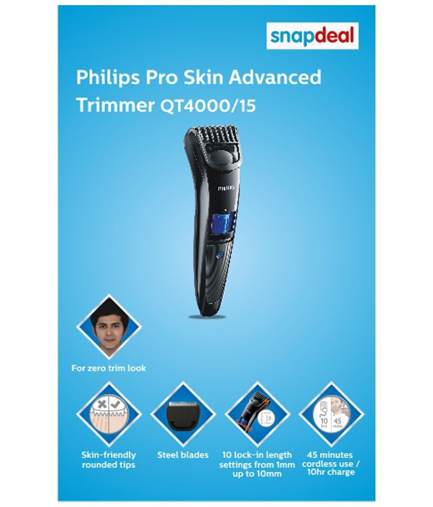 philips pro skin advanced trimmer