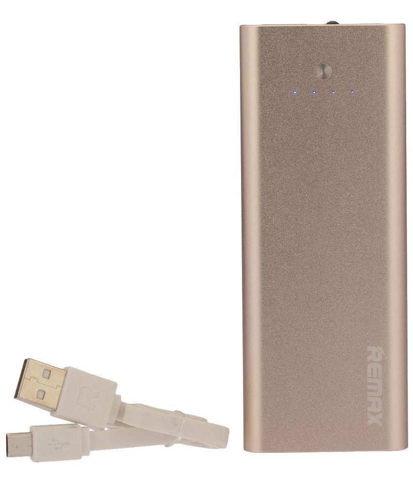 Remax Vanguard 5500 mAh Gold Power Banks Online at Low Prices