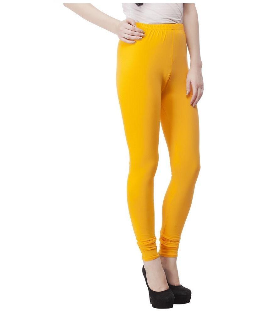 yellow leggings with pockets