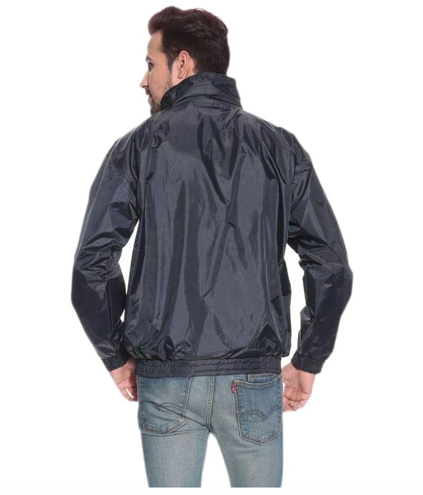 Civil Outfitters Black Rain Jacket - Buy Civil Outfitters Black Rain