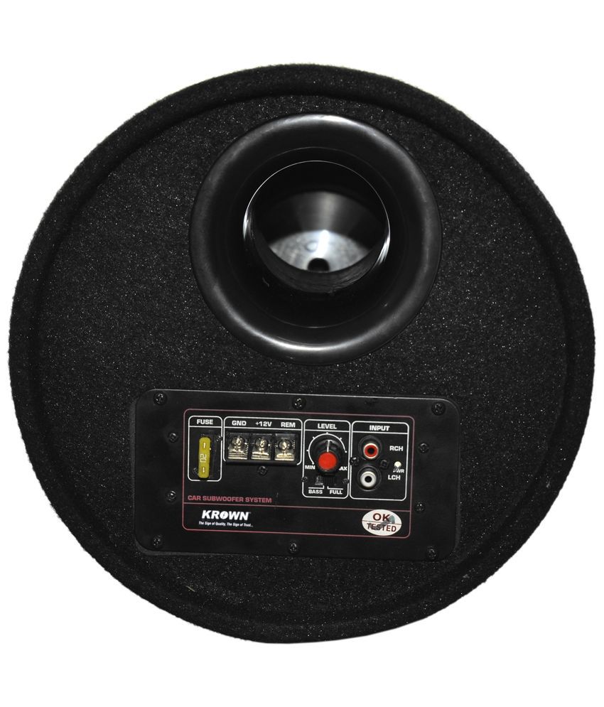 Krown 5000 Watt Car Bass Tube with Inbuilt Amplifier: Buy Krown 5000 Watt  Car Bass Tube with Inbuilt Amplifier Online at Low Price in India on  Snapdeal