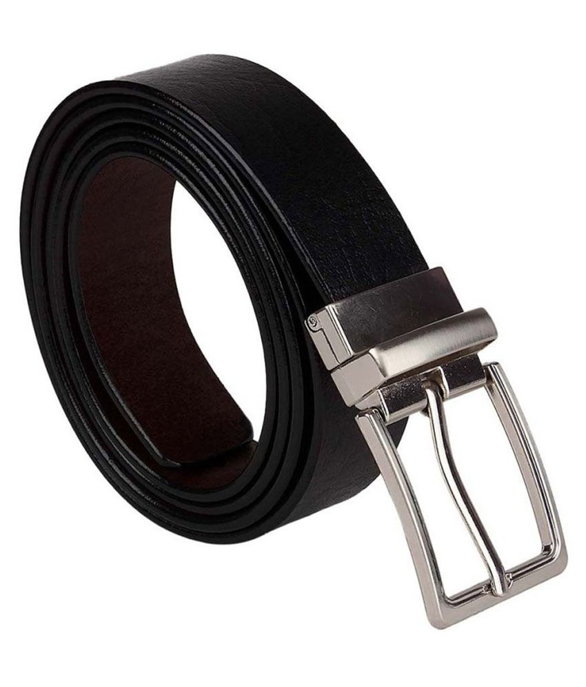 Kesari Black Leather Belt: Buy Online at Low Price in India - Snapdeal