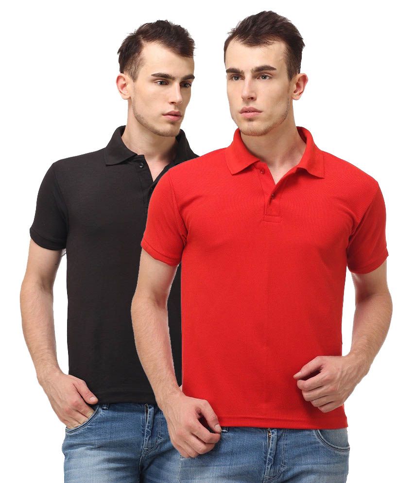 the rock black polo