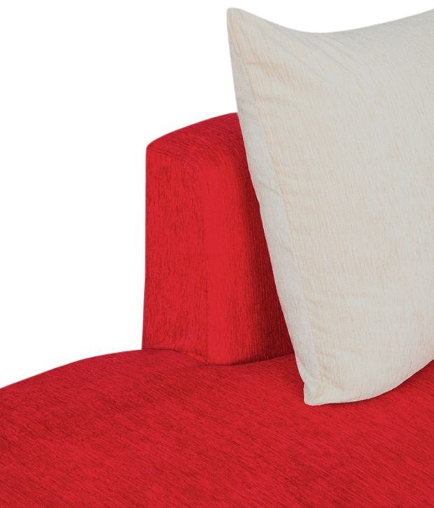S K Furniture Martine Red L Shape Sofa Buy S K Furniture Martine Red
