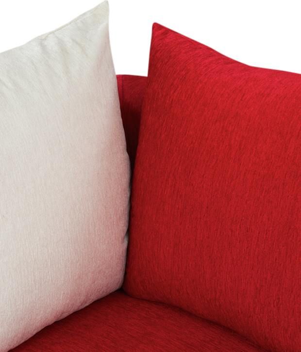 S K Furniture Martine Red L Shape Sofa Buy S K Furniture Martine Red