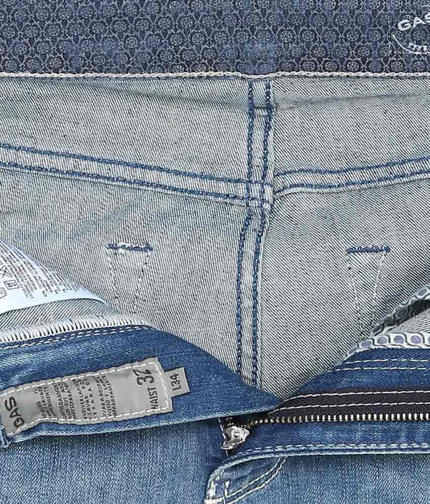 gas blue jeans