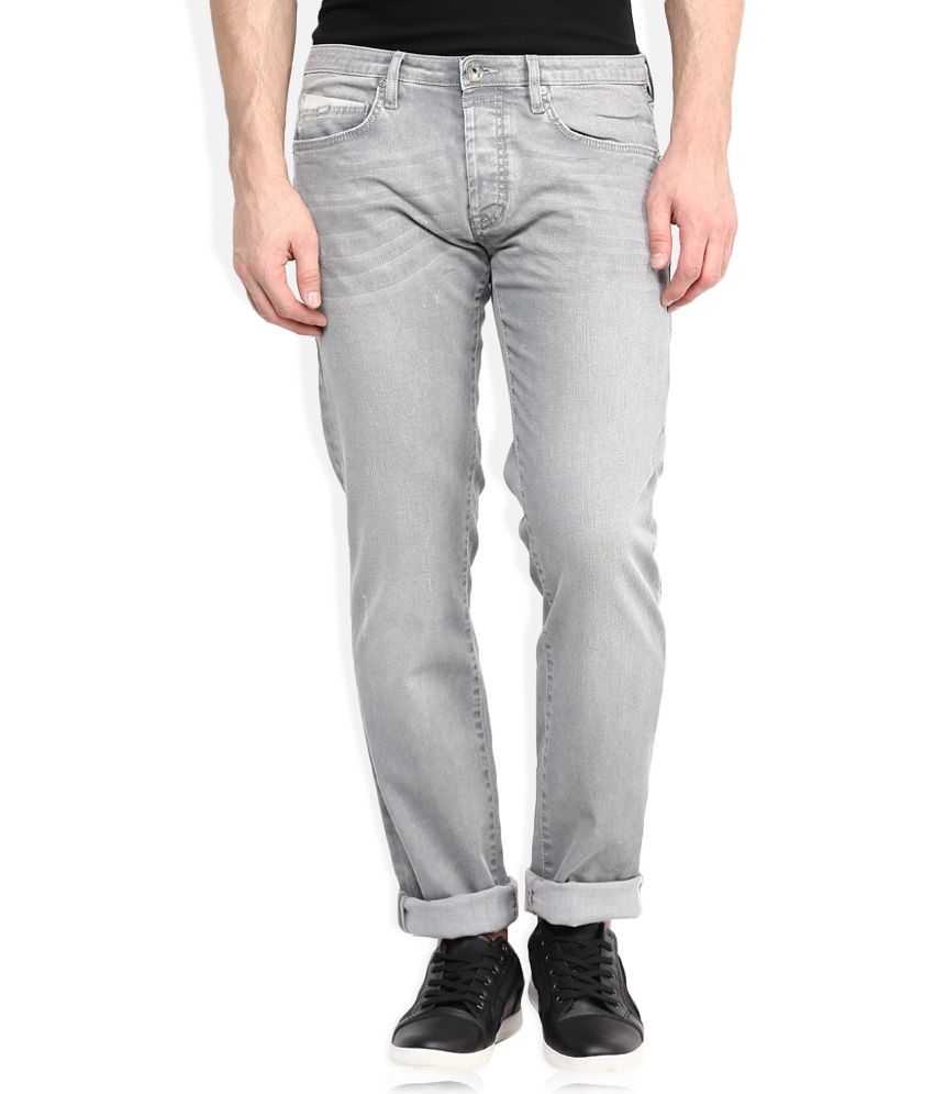Grey regular fit jeans Clearance