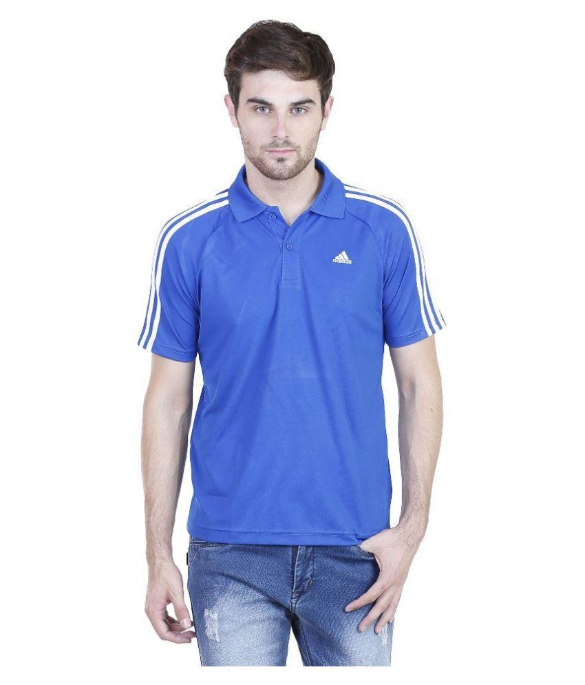 Adidas Blue Polo T Shirts - Buy Adidas Blue Polo T Shirts Online at Low ...