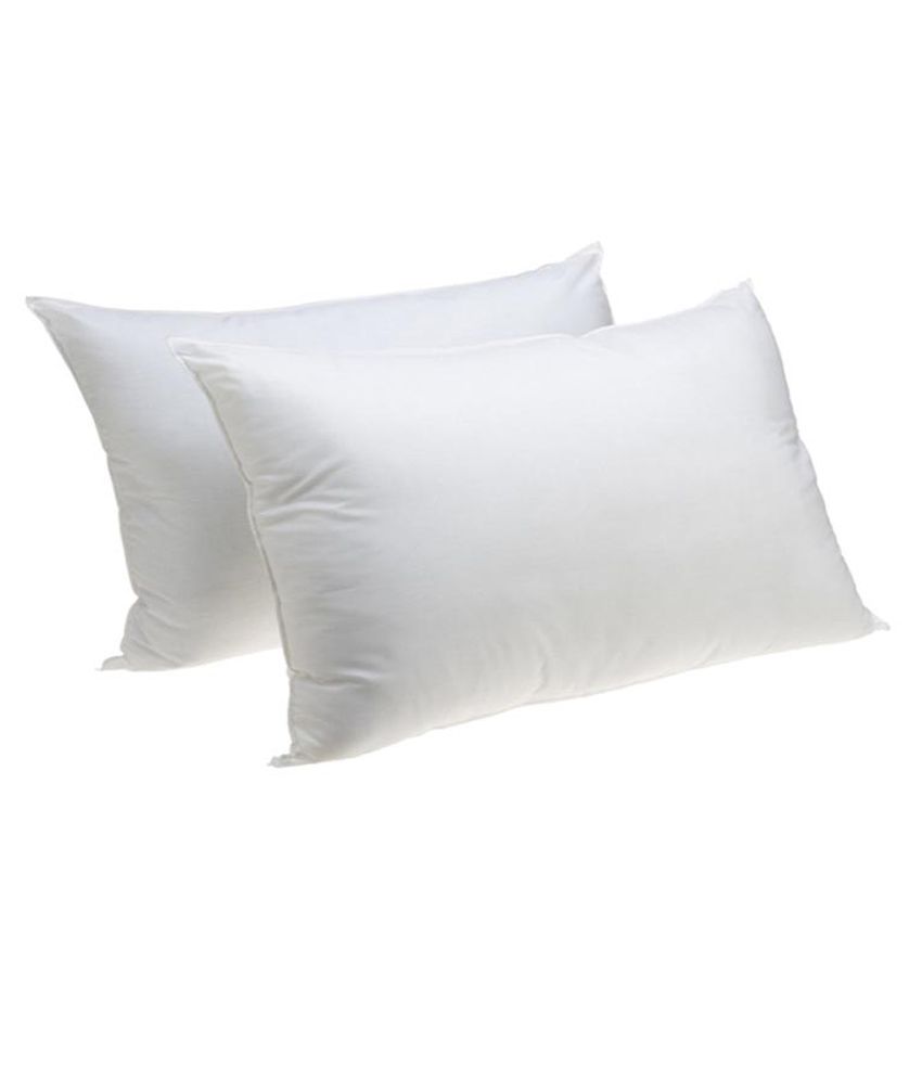 Buy Reliance White Cotton Pillows 