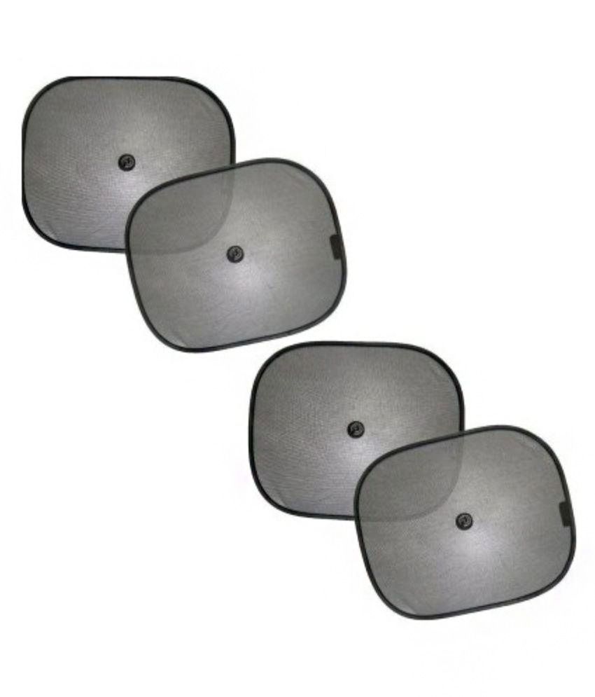Casttle Black Nylon Car Sunshade Set of 4 Buy Casttle Black Nylon Car Sunshade Set of 4