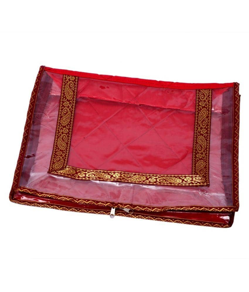 thumbnail image 2 of Kuber Industries™ Extra Large Transparent Net Saree Cover,Saree Bag 2 of 14